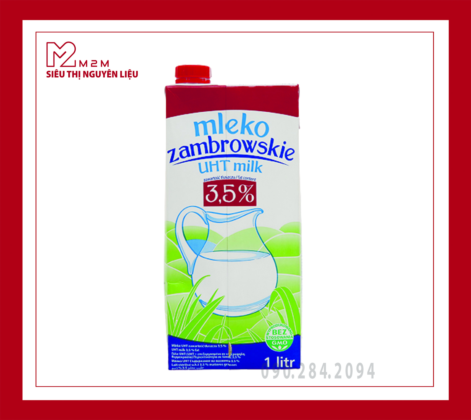 Sữa Tươi Tiệt Trùng Mleko Zambrowskie 3,5% Béo