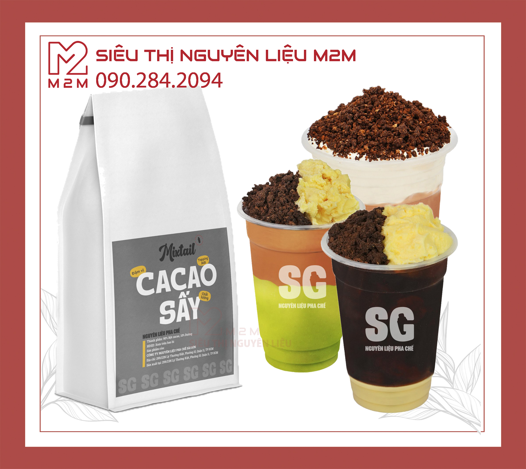 Cacao sấy Mixtail 500gr