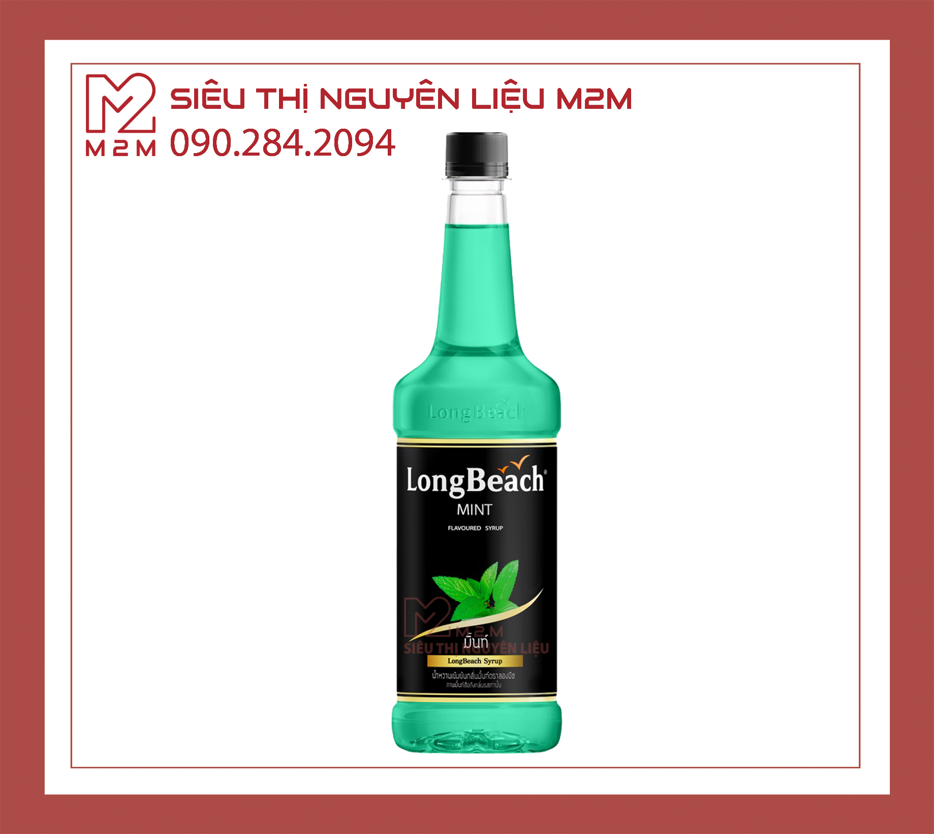 Siro Bạc Hà LongBeach Mint 740ml