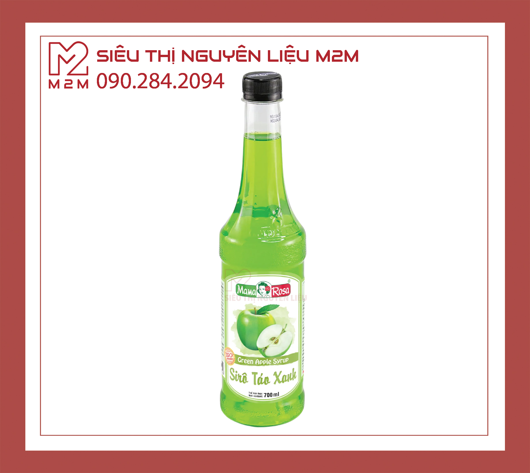 Siro Táo Xanh Mama Rosa Green Apple 700ml