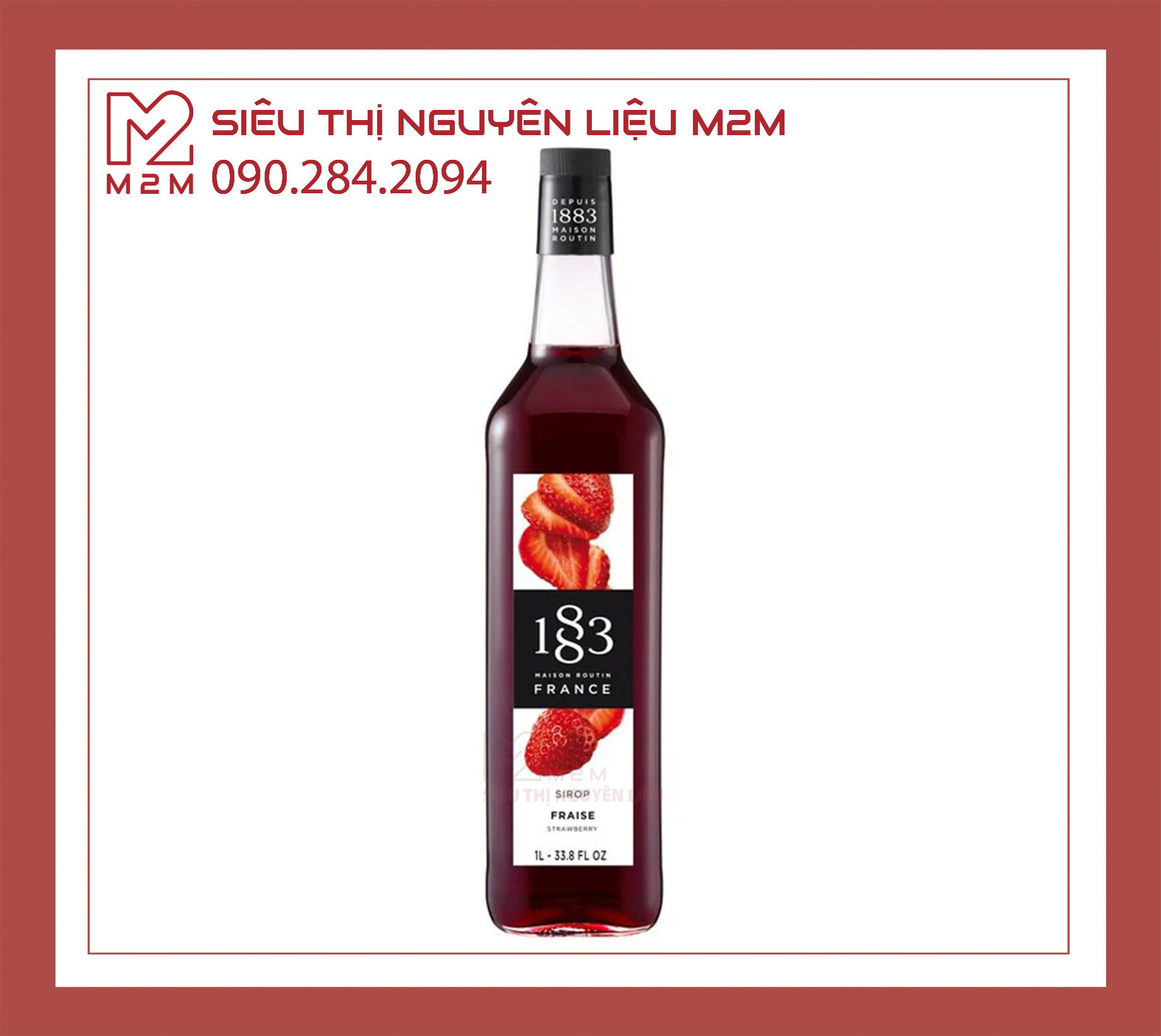 Siro Dâu 1883 Strawberry 1L