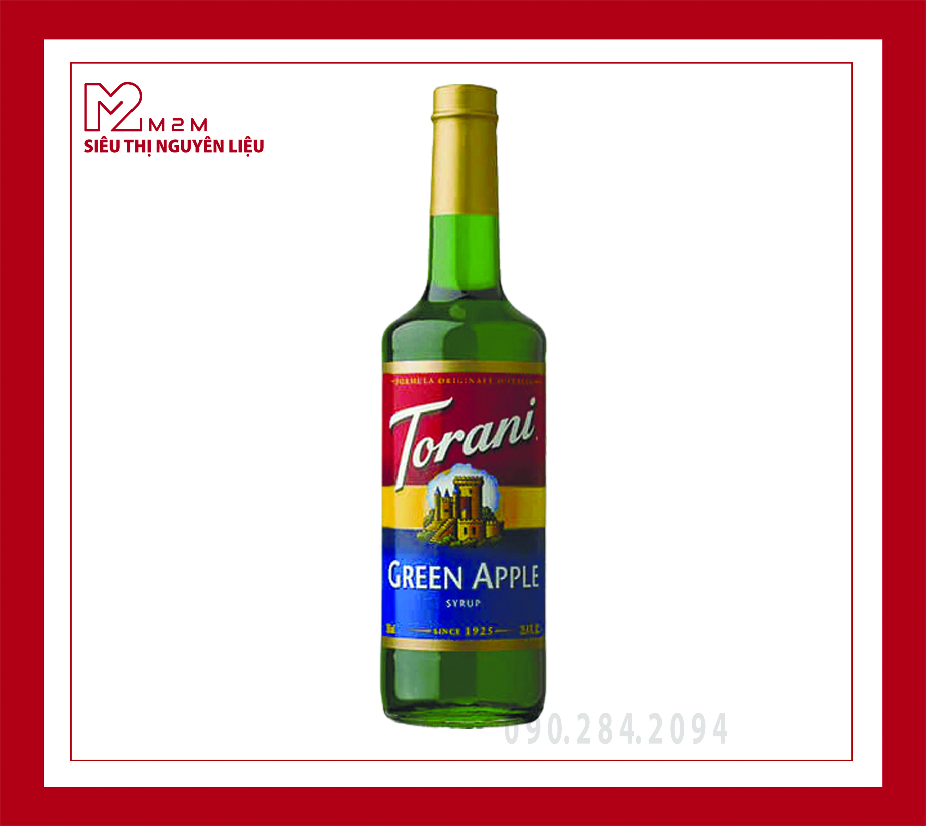 Siro Táo Xanh Torani Green Apple Syrup 750ml