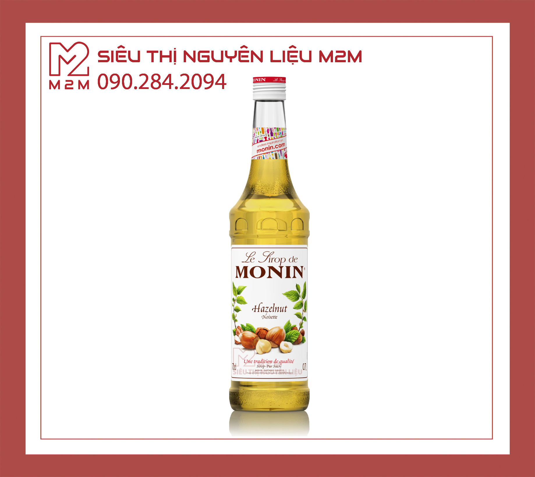 Syrup Monin Hazelnut (Hạt dẻ) 700ml