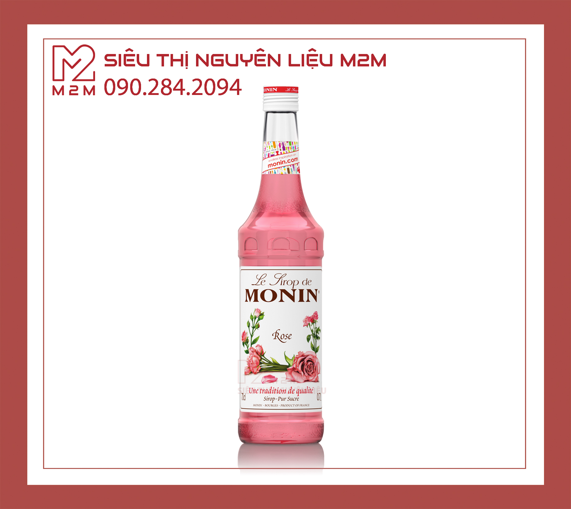 Syrup Monin Rose (Hoa Hồng) 700ml