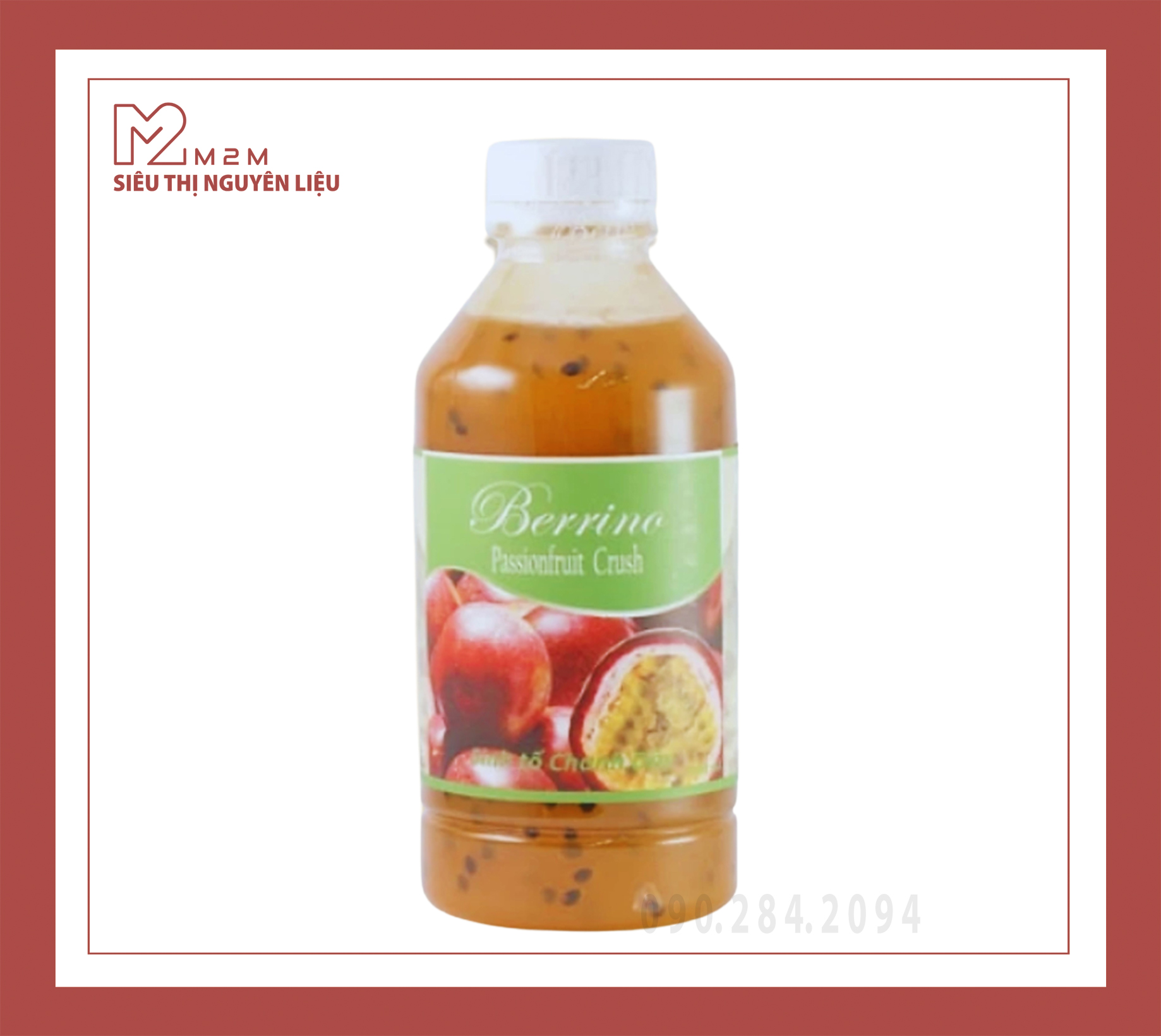 Sinh tố (Mứt) Berrino Passion Fruit (Chanh Dây) 1L