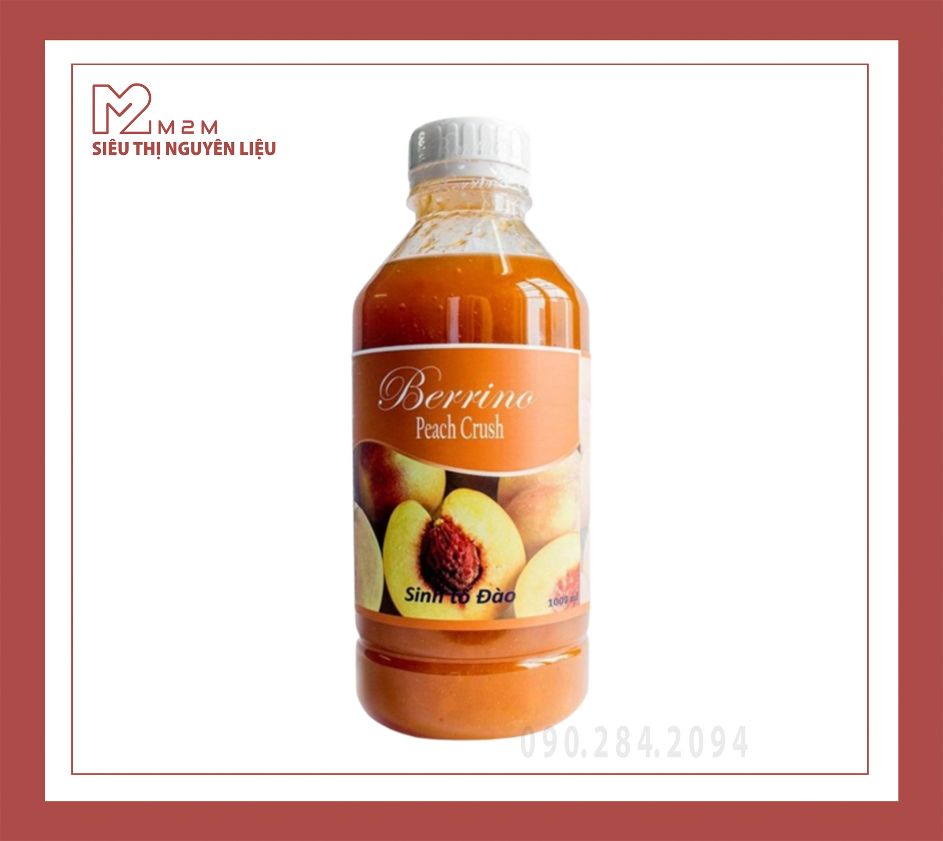 Sinh tố Đào Berrino Peach 1L