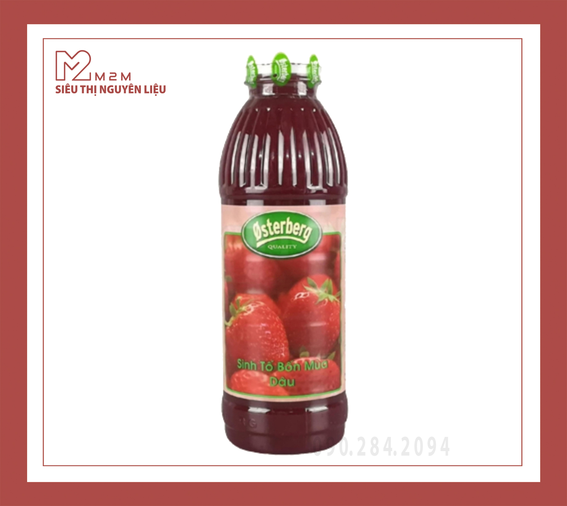 Sinh tố Dâu Osterberg Strawberry 1L