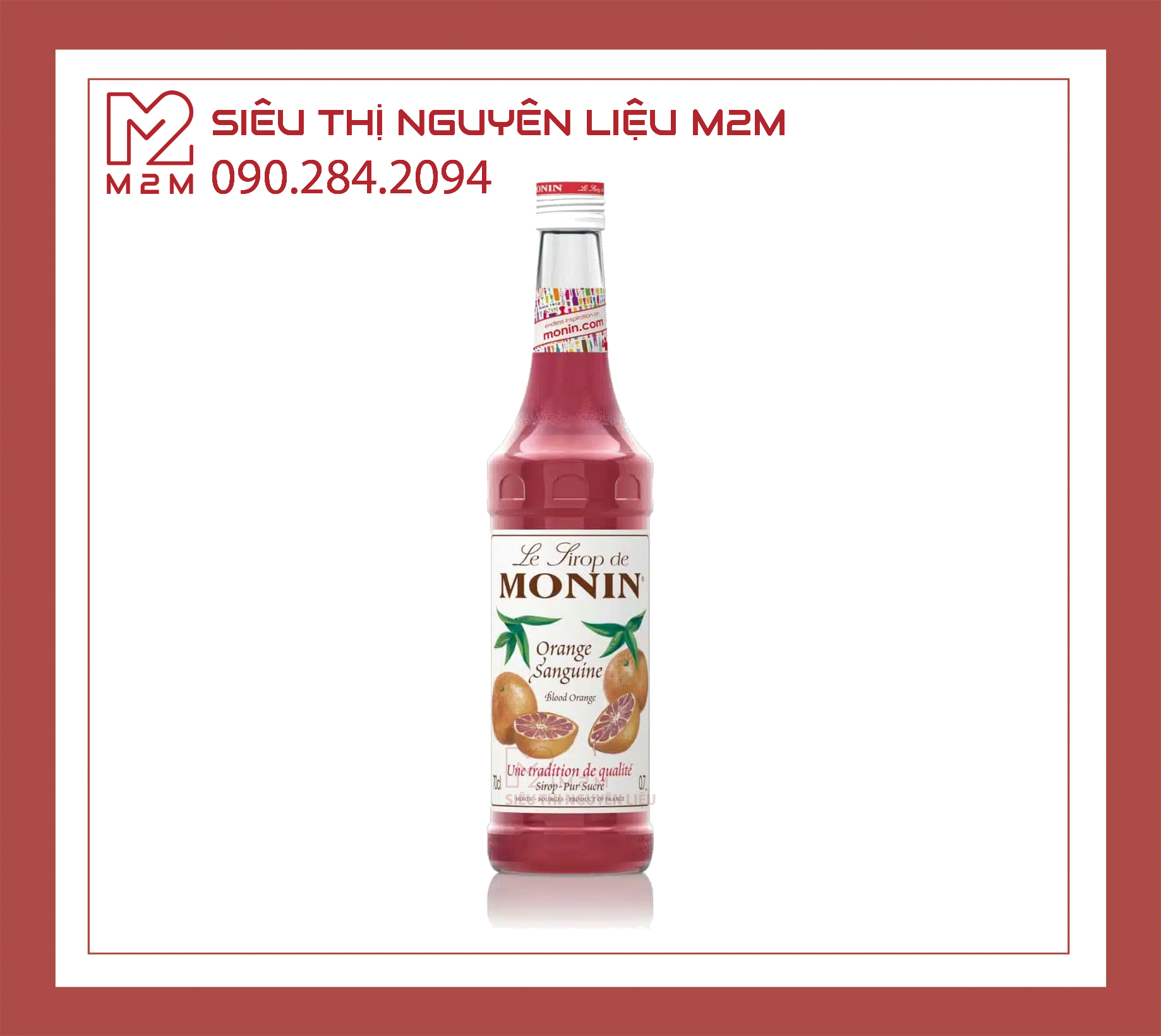 Syrup Monin Blood Orange (Cam Đỏ) 700ml