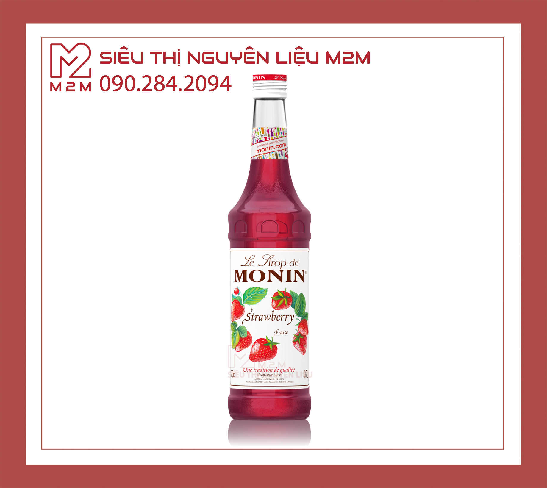 Syrup Monin Strawberry (Dâu) 700ml