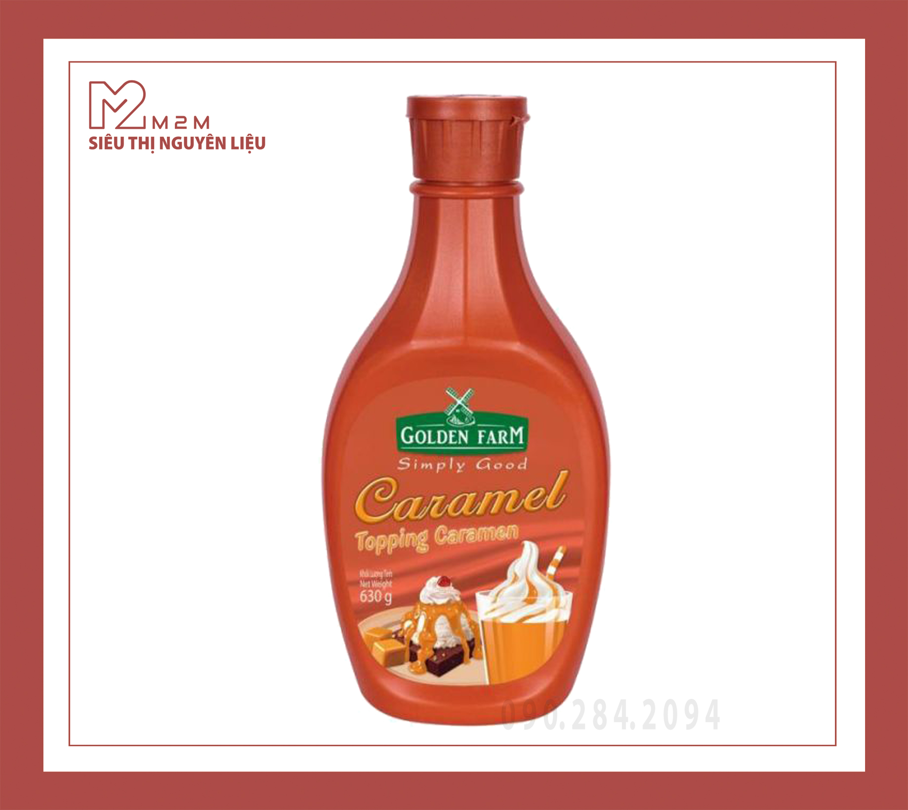 Sốt Caramel Golden Farm 630g