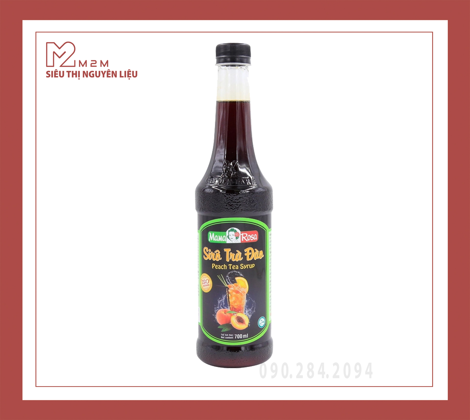 Syrup trà đào Mama Rosa 700ml