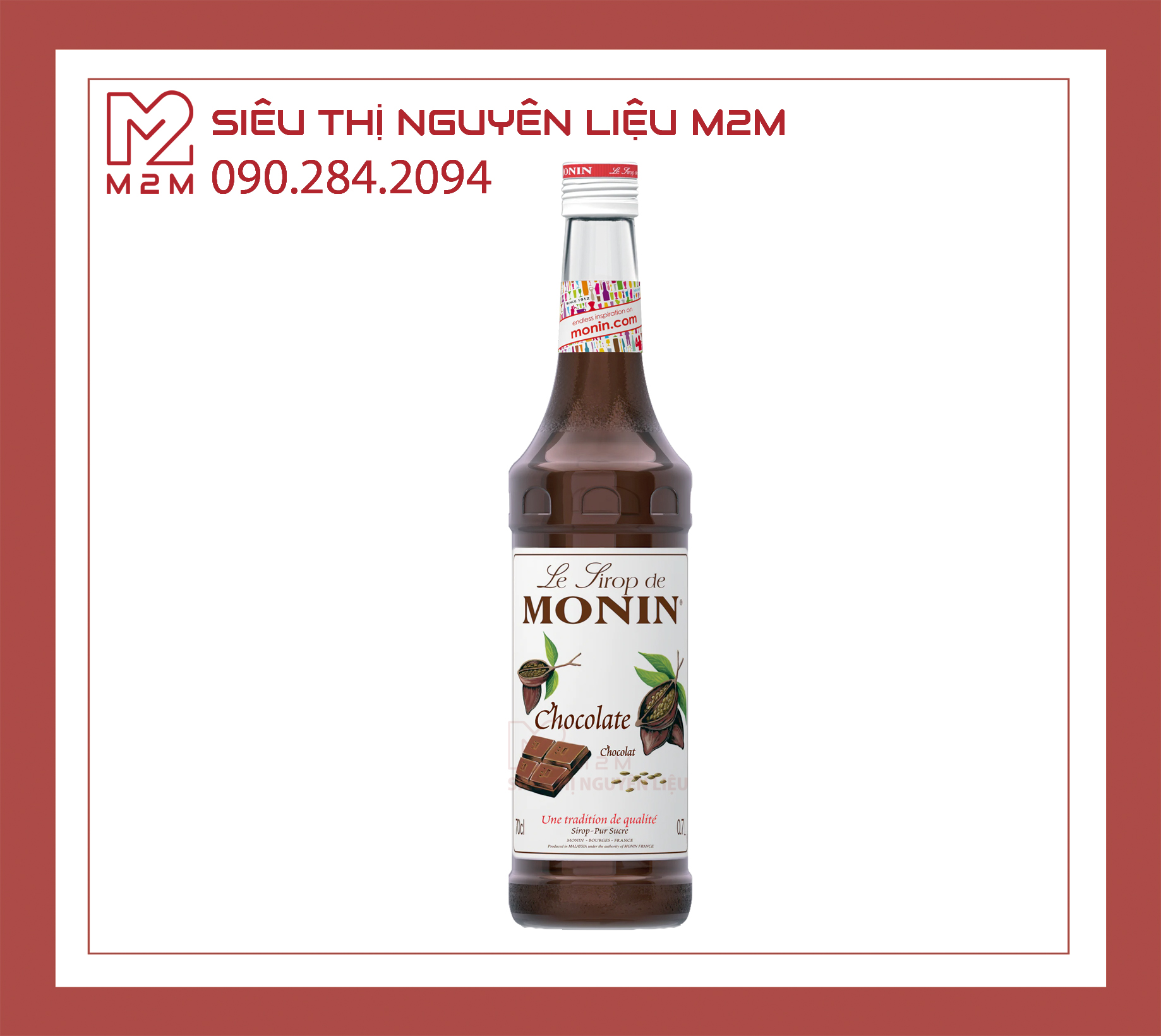 Syrup Socola đen Monin Chocolate 700ml